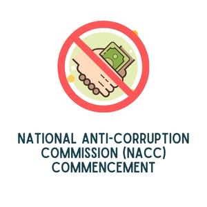 National Anti-Corruption Commission (NACC) Commencement